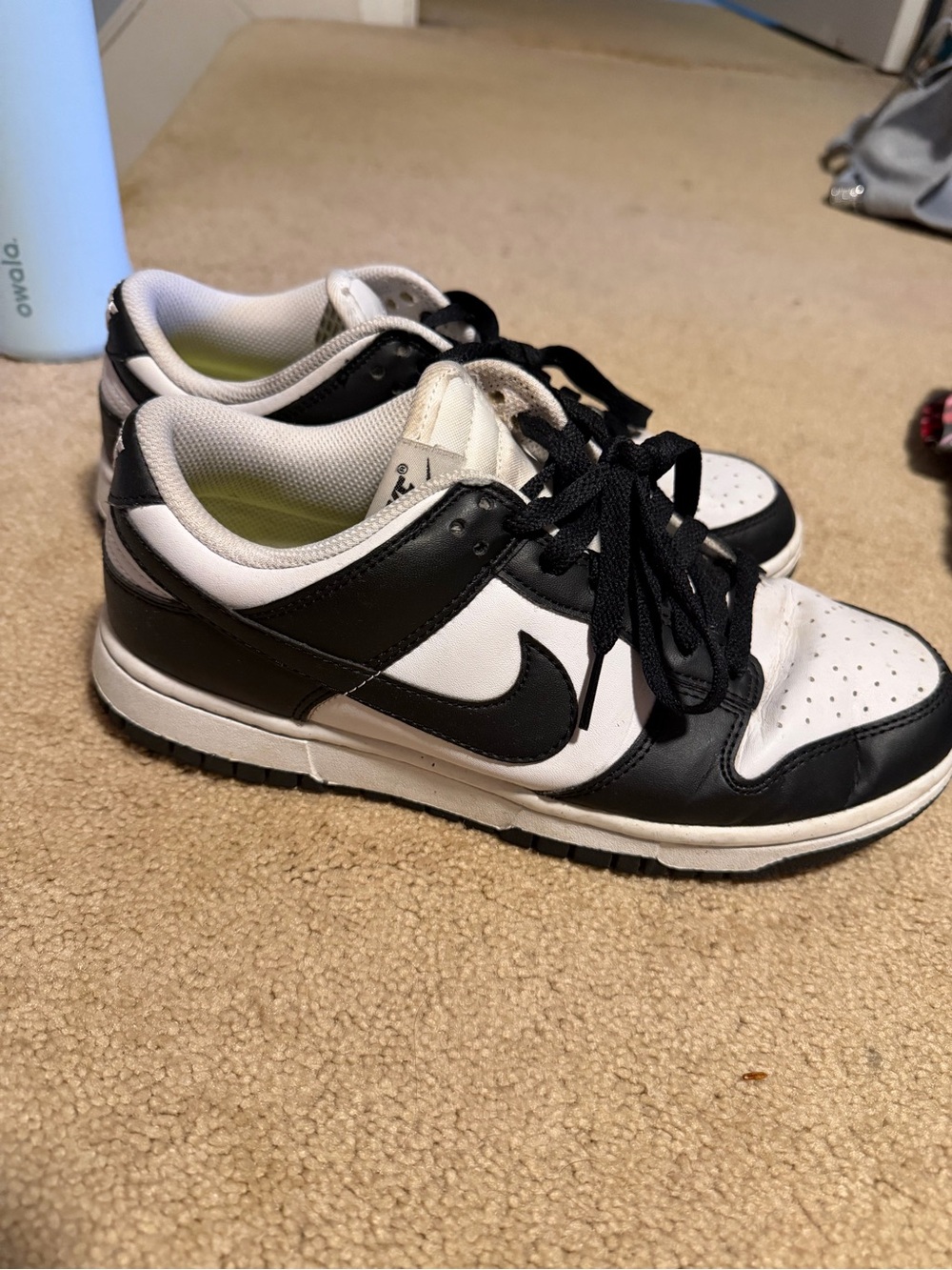 Nike Black and White Low-Top Sneakers